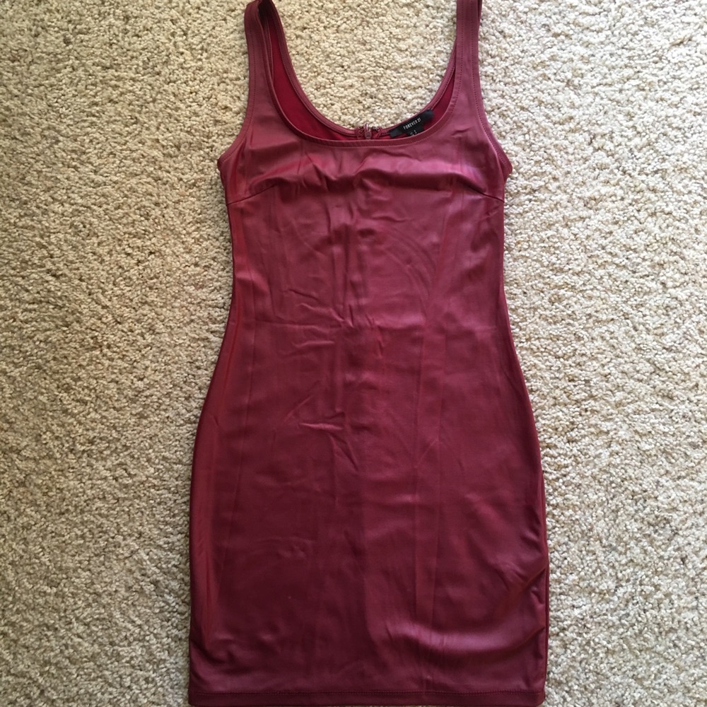 Matte “leather” Mini Dress